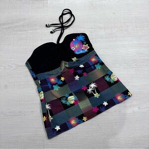 Ocean Pacific Swim Halter Top